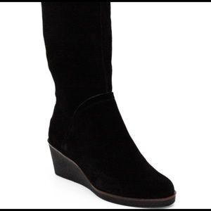 New Aerosoles Tall Wedge Suede Boots
